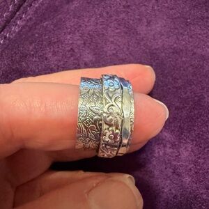Sterling Silver Spinner Ring